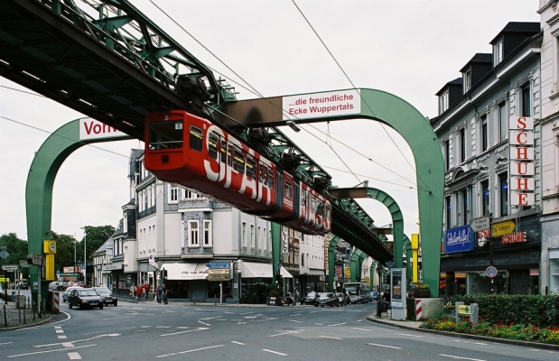 The Wuppertal Monorail in Germany